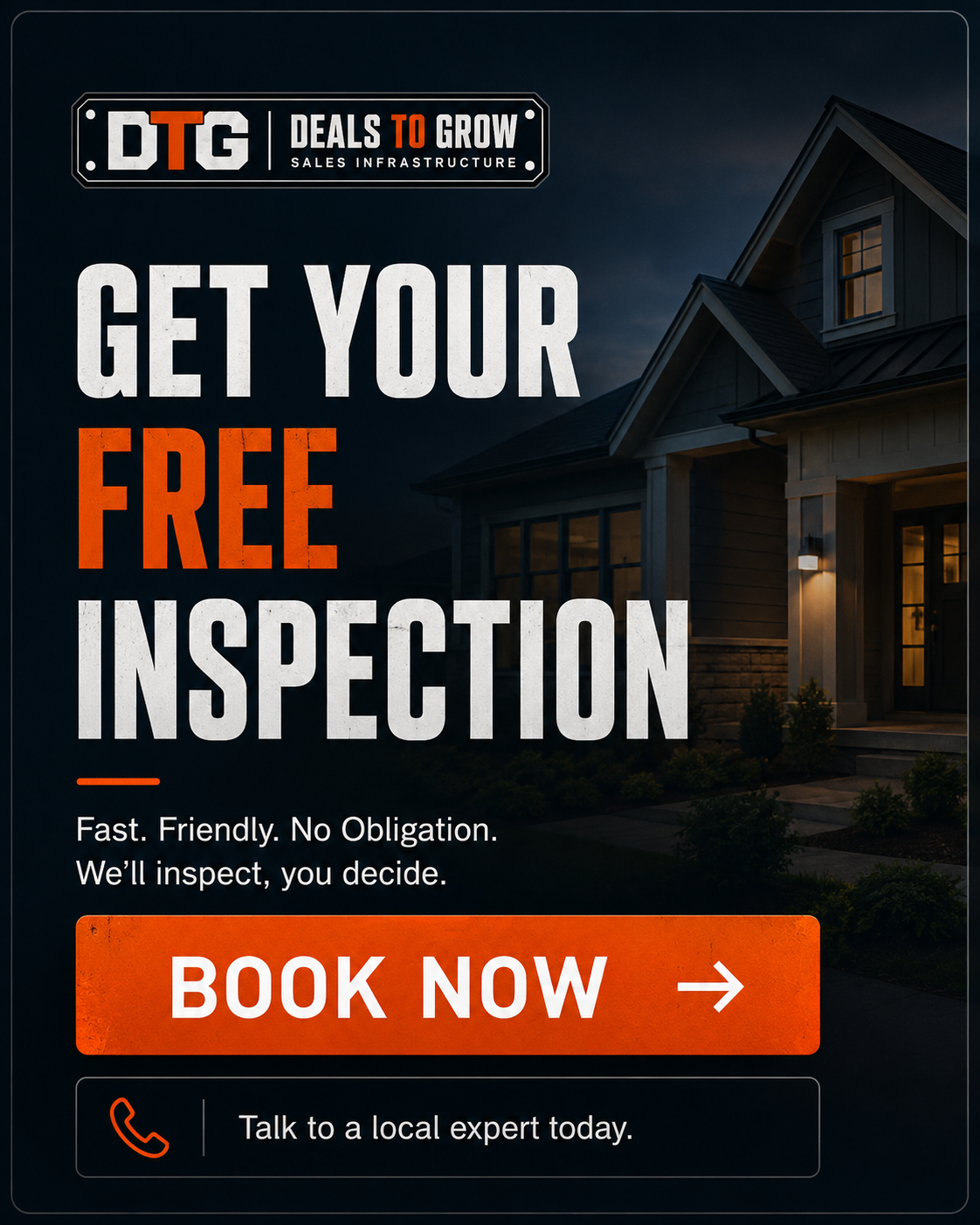 Ad closing with one clear call-to-action button