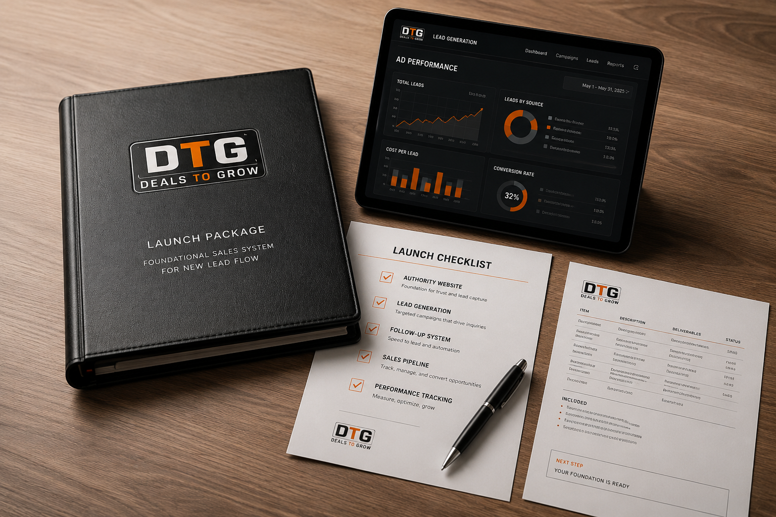 Launch package — the starter DTG install kit