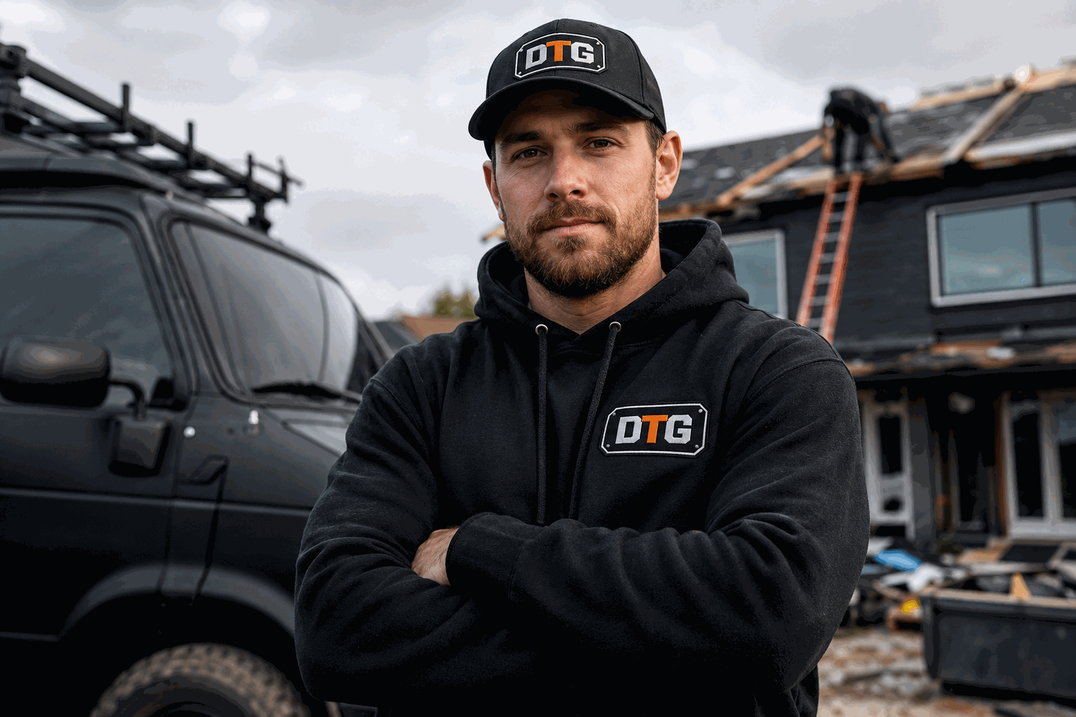 Owner-operator working hands-on in the field