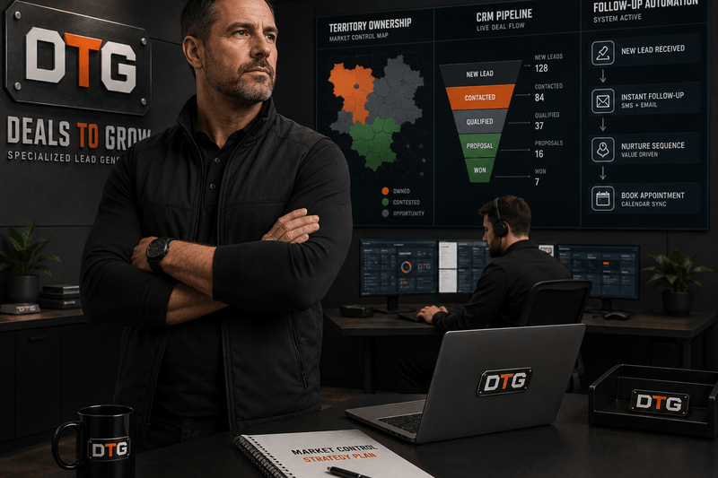 Established operator in command at the CRM pipeline dashboard