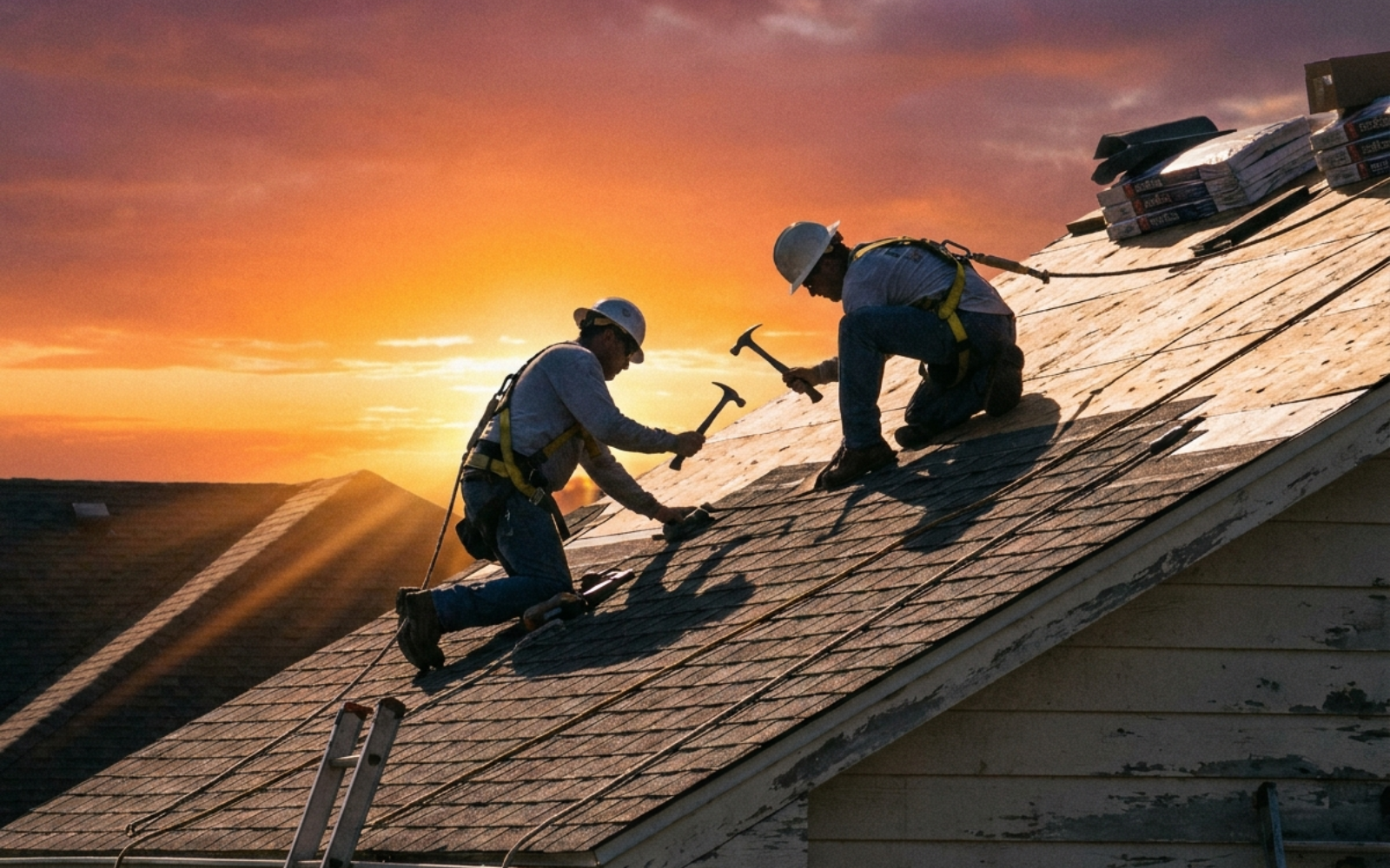 Contractor on the job