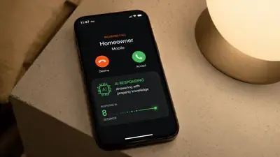 AI receptionist answering contractor calls