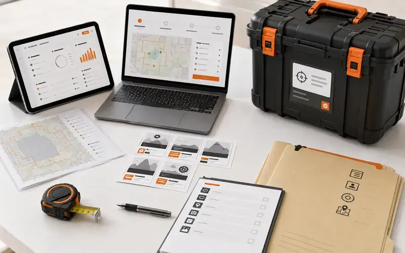 Paid ad campaign launch materials for contractors