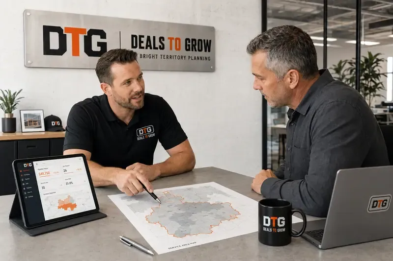Bright territory planning session