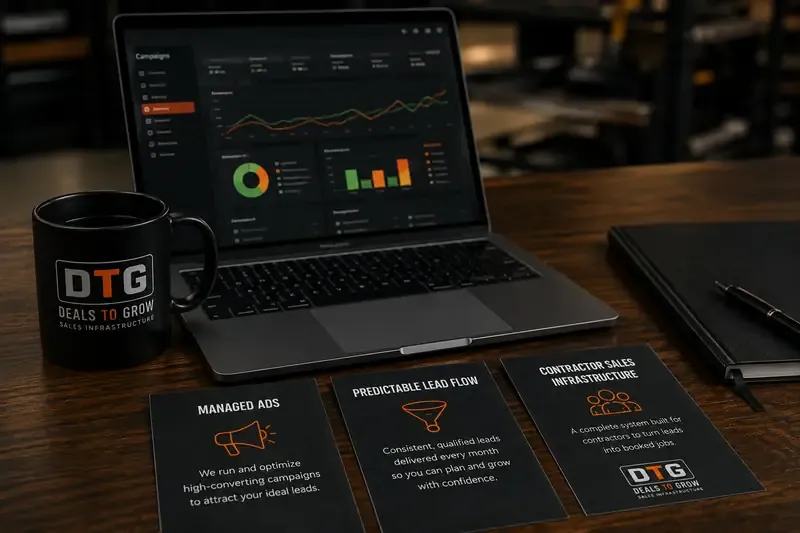 Lead generation dashboard with live campaign numbers